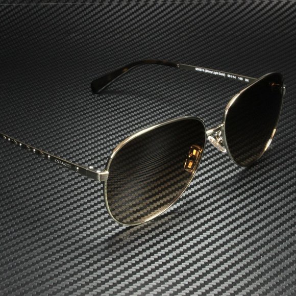 COACH Brown 60mm Sunglasses